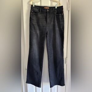 Judy Blue Morgantown High Rise Straight Black Jeans